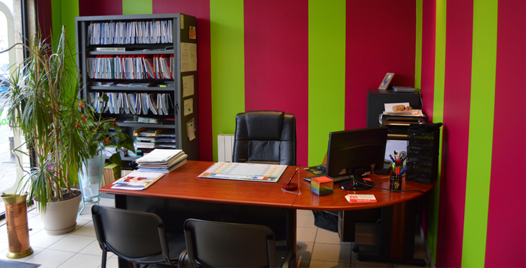 Espace d'accueil de l'Auto-ecole Le Triangle